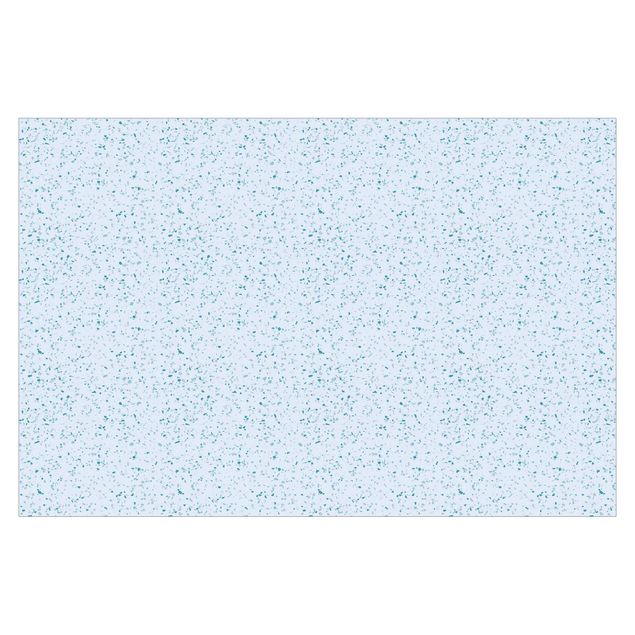Blaue Tapeten Detailliertes Terrazzo Muster Genua