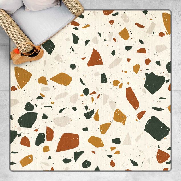 Teppich modern Detailliertes Terrazzo Muster Livorno