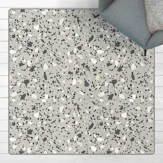 Teppich modern Detailliertes Terrazzo Muster Massa