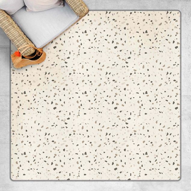Moderne Teppiche Detailliertes Terrazzo Muster Pompeji