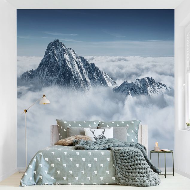Fototapete Landschaft Die Alpen über den Wolken