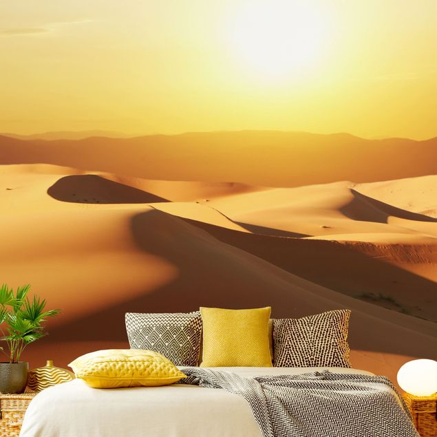 Tapete gelb Die Wüste Saudi Arabiens