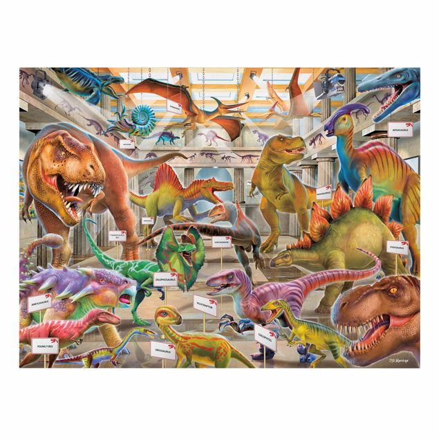 Bilder für die Wand Dinosaurier im Naturkundemuseum