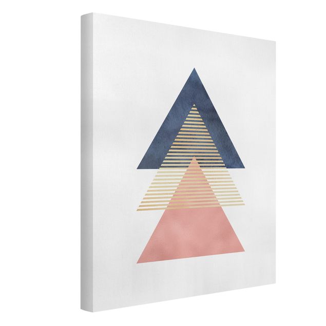 Kunstdrucke auf Leinwand Drei Dreiecke