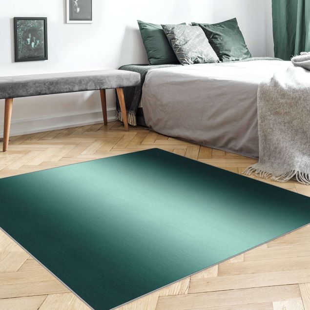 Teppiche Dunkel Grüner Farbverlauf