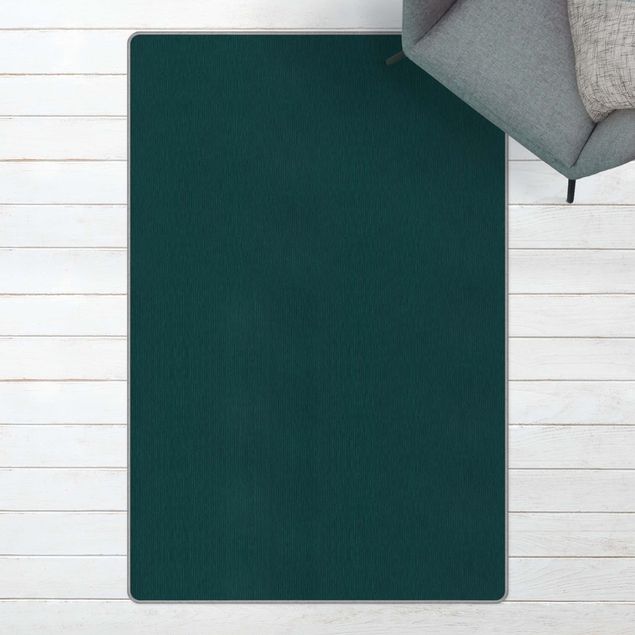 Moderner Teppich Dunkle Jade