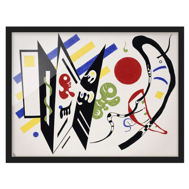 Gerahmte Bilder abstrakt Wassily Kandinsky - Reciproque