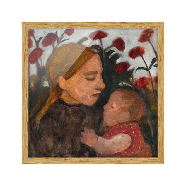 Paula Modersohn-Becker Kunstdrucke Paula Modersohn-Becker - Junge Frau mit Kind