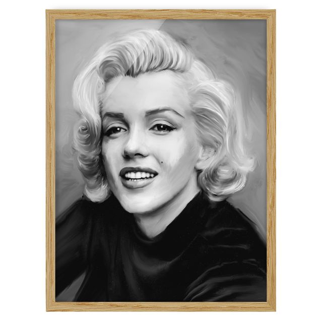 Wandbilder mit Rahmen Marilyn privat