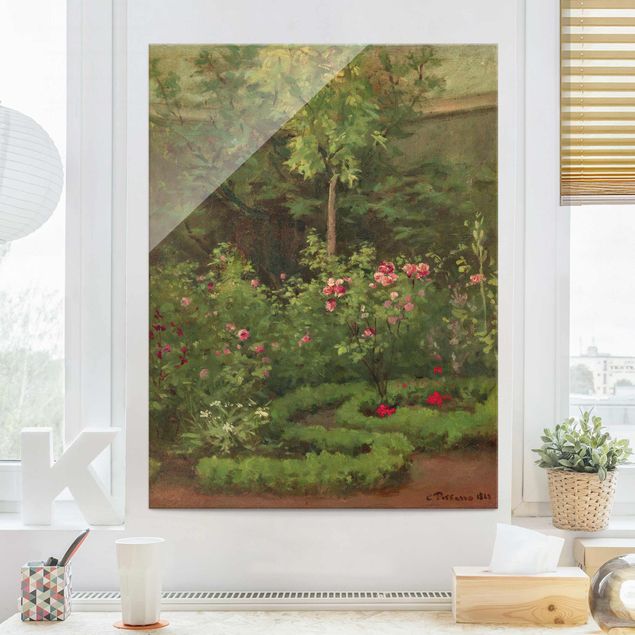 Camille Pissarro Kunstwerke Camille Pissarro - Ein Rosengarten