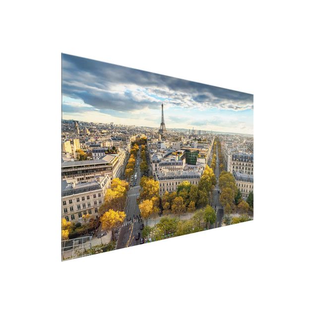 Glasbild - Nice day in Paris - Querformat 3:2