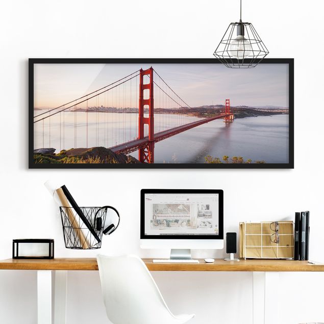 Gerahmte Bilder Golden Gate Bridge in San Francisco