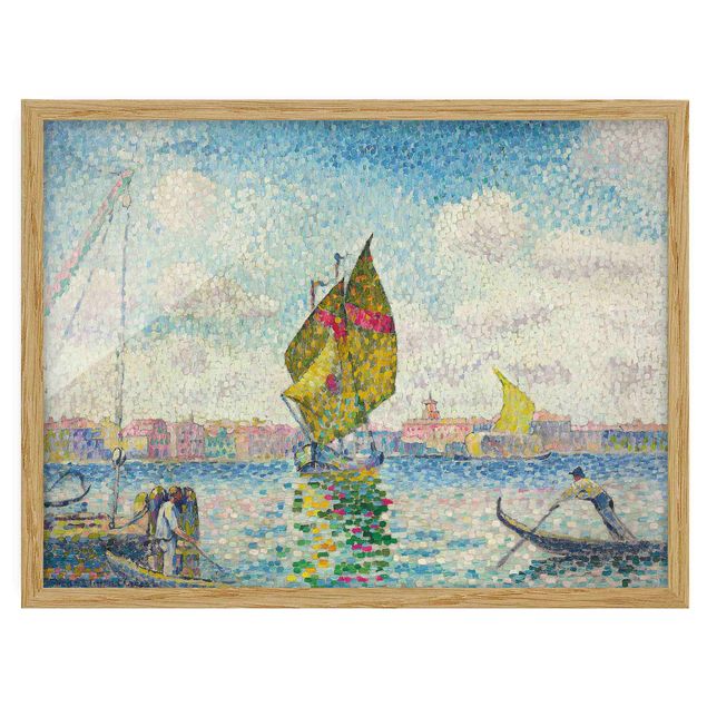 Kunstdruck Henri Edmond Cross Henri Edmond Cross - Segelboote auf dem Giudecca