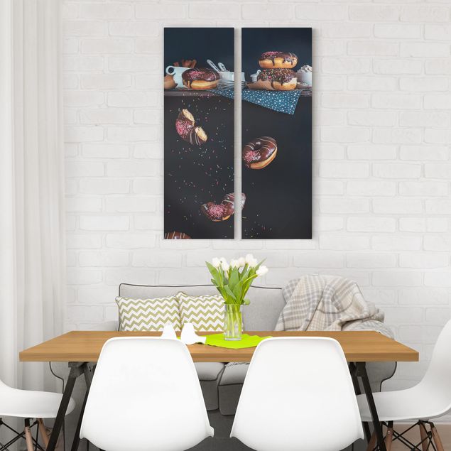 Schöne Wandbilder Donuts vom Küchenregal