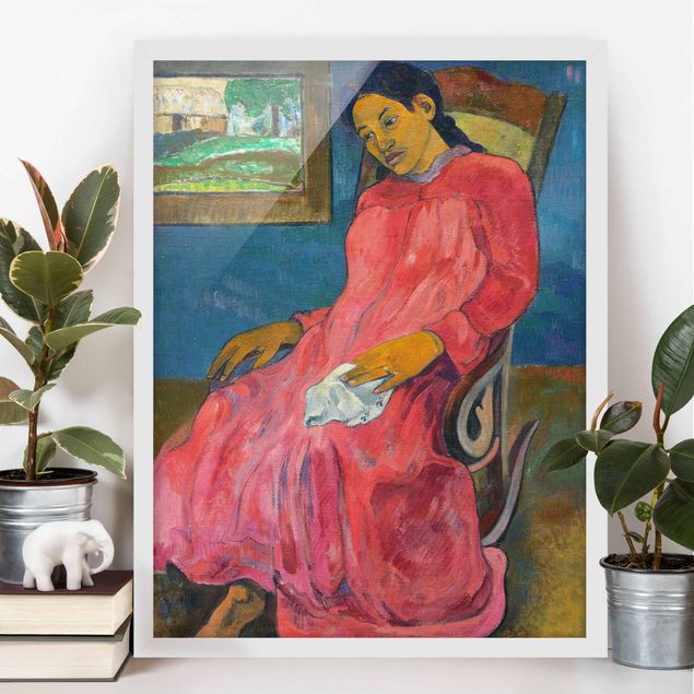 Kunstdrucke Impressionismus Paul Gauguin - Melancholikerin
