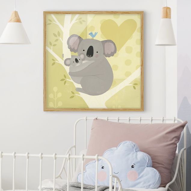 Wandbilder Tiere Mama und ich - Koalas