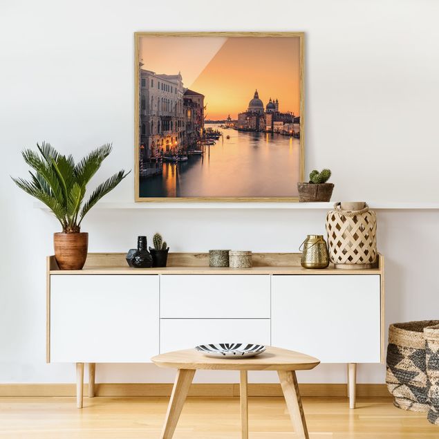 Wandbilder mit Rahmen Goldenes Venedig