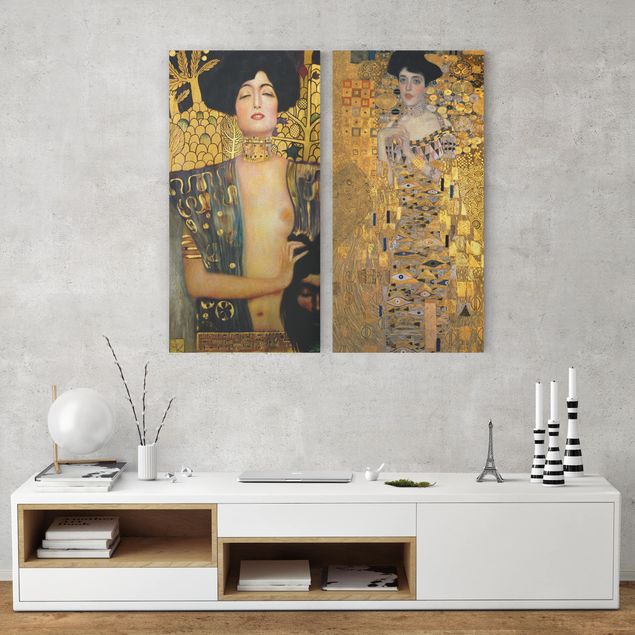 Kunstdrucke auf Leinwand Gustav Klimt - Judith und Adele