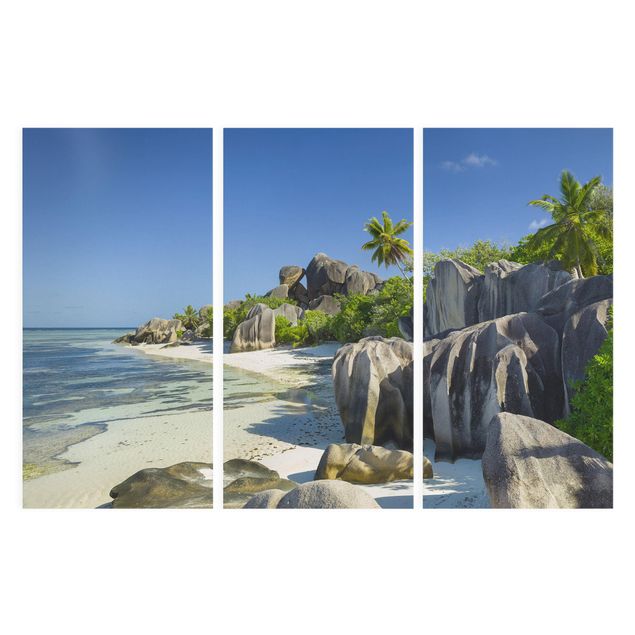 Leinwandbilder Strand Traumstrand Seychellen