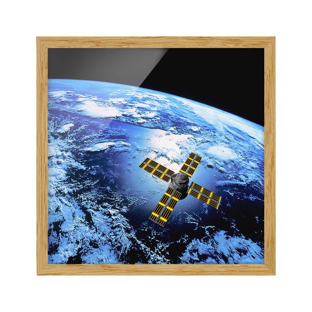 Bild mit Rahmen - Space Runner - Quadrat 1:1