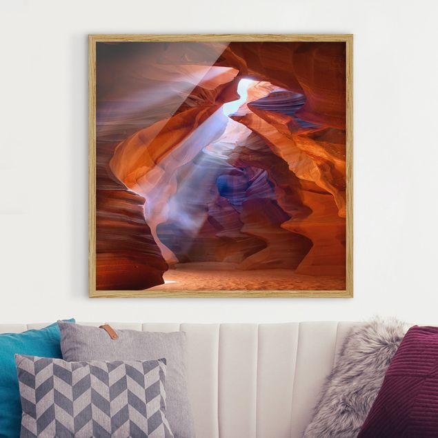 Schöne Wandbilder Lichtspiel im Antelope Canyon