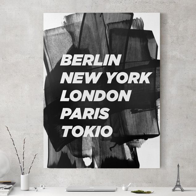 Leinwand Bilder XXL Berlin New York London