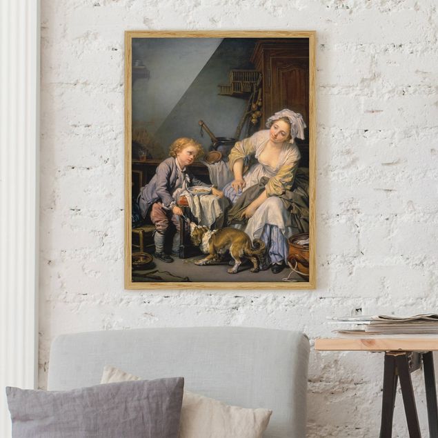 Barock Bilder Jean Baptiste Greuze - Das verwöhnte Kind