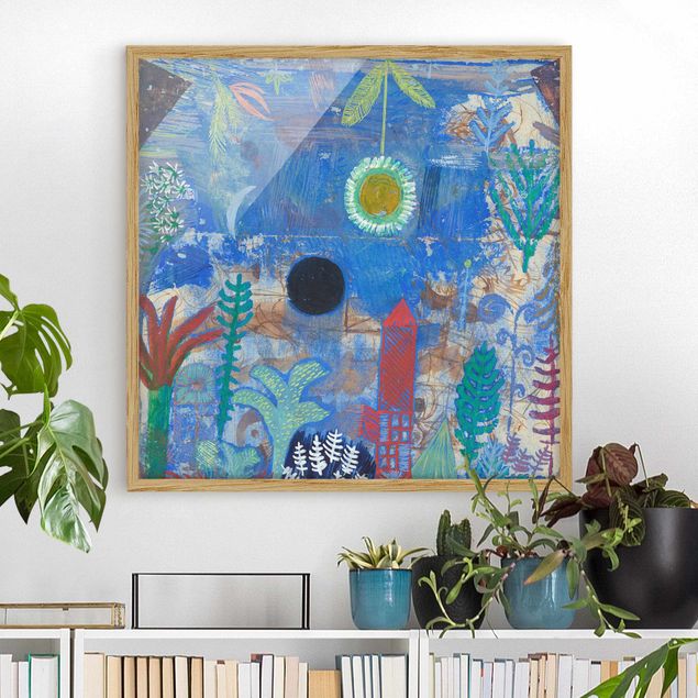 Bild mit Rahmen Paul Klee Paul Klee - Versunkene Landschaft