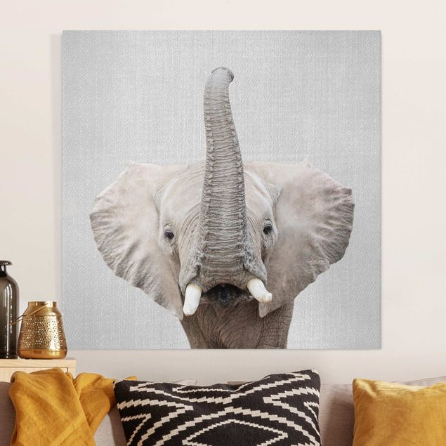 Leinwandbilder XXL Elefant Ewald