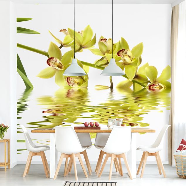 Moderne Tapeten Elegant Orchid Waters
