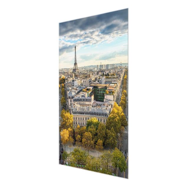 Glasbild - Nice day in Paris - Hochformat 2:3