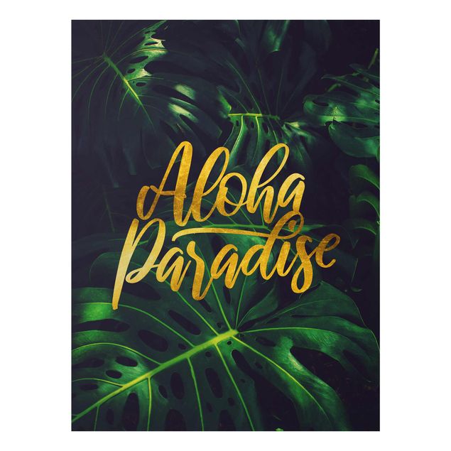 Bilder für die Wand Dschungel - Aloha Paradise