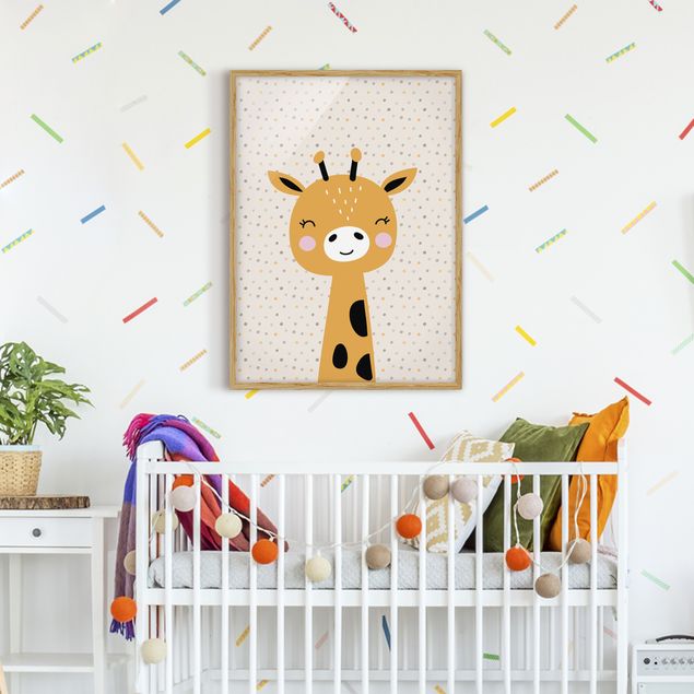 Bilder für die Wand Baby Giraffe