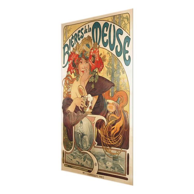 Bilder für die Wand Alfons Mucha - Plakat für La Meuse Bier