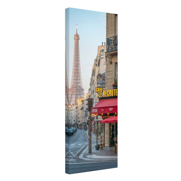 Wandbilder Skyline Straße von Paris