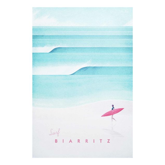 Schöne Wandbilder Reiseposter - Biarritz