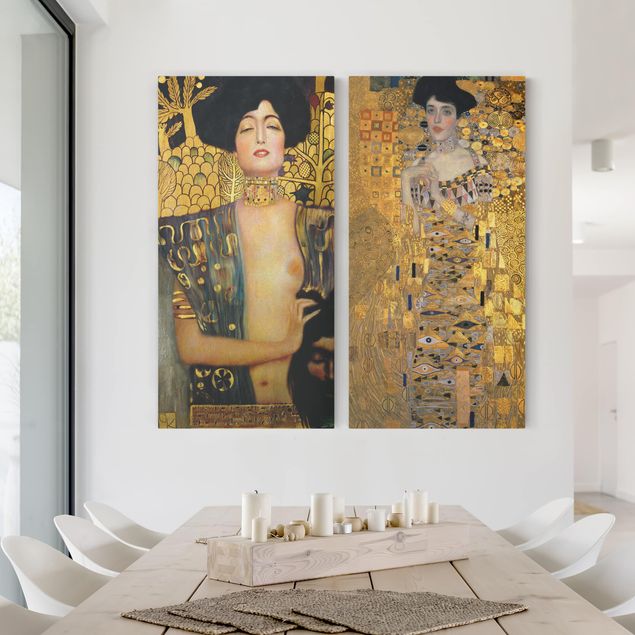Wandbilder XXL Gustav Klimt - Judith und Adele