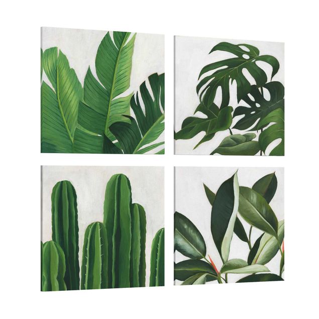 Leinwandbilder Lieblingspflanzen Tropical Set I