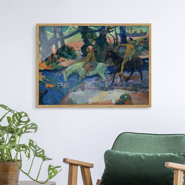Bilder Impressionismus Paul Gauguin - Die Flucht