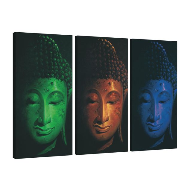 Wandbilder Triple Buddha