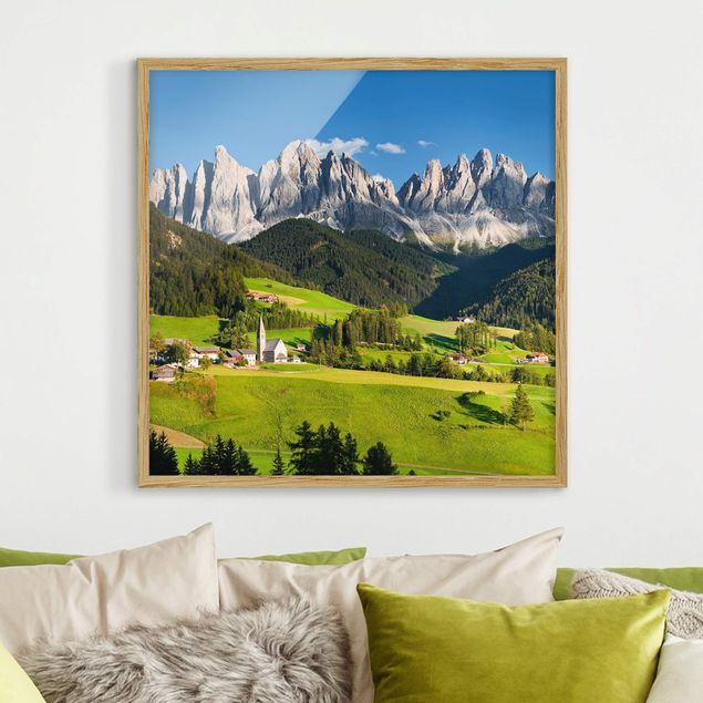 Wandbilder Geislerspitzen in Südtirol