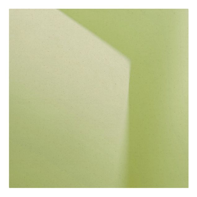 Leinwandbilder Wohnzimmer modern Farbiges Schattenspiel Grün