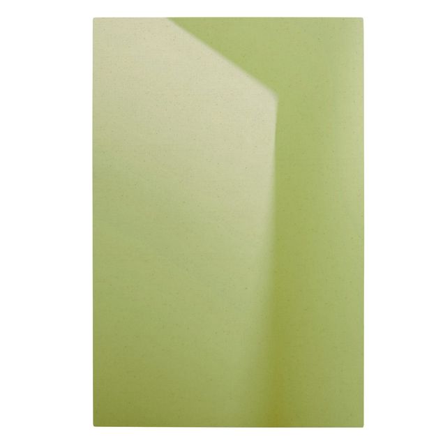 Moderne Leinwandbilder Wohnzimmer Farbiges Schattenspiel Grün