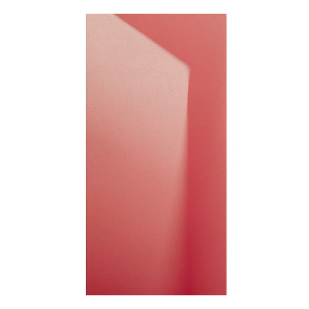 Leinwandbilder Wohnzimmer modern Farbiges Schattenspiel Pink