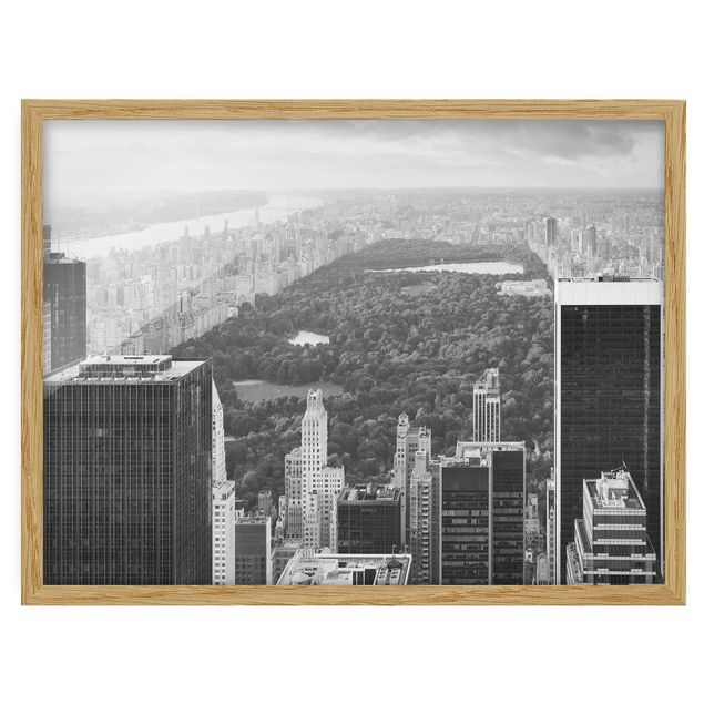 Wandbilder mit Rahmen Blick über den Central Park II