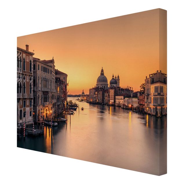 Schöne Leinwandbilder Goldenes Venedig