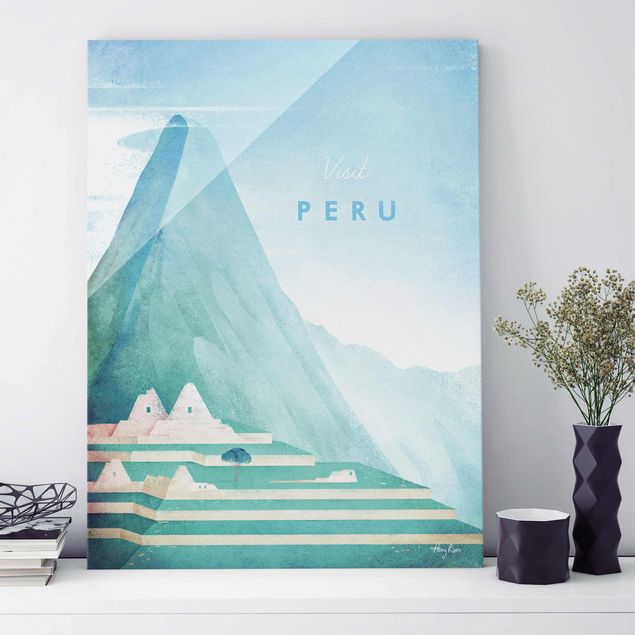 Glasbilder XXL Reiseposter - Peru