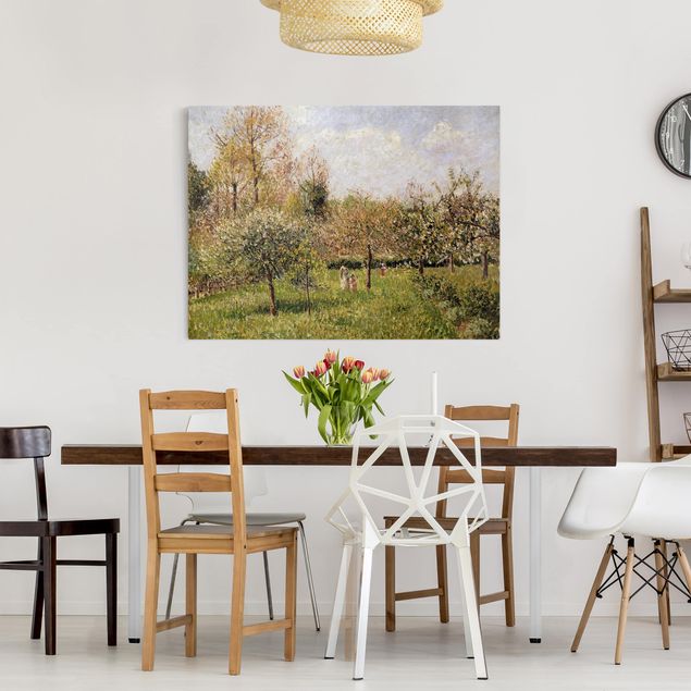 Impressionismus Bilder Camille Pissarro - Frühling in Eragny