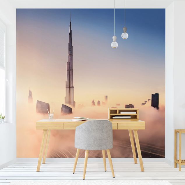 Schöne Fototapete Himmlische Skyline von Dubai