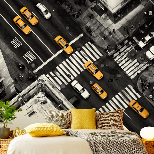 Fototapete Städte New York City Cabs